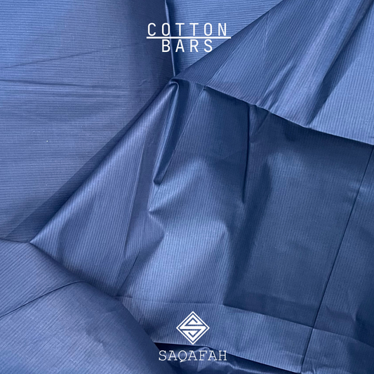 DILKASH COTTON BARS - NAVY BLUE
