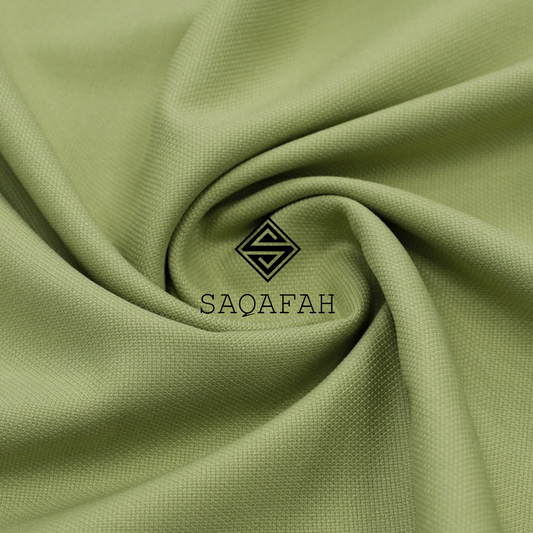 SOLID MATT WOOL - LIGHT GREEN