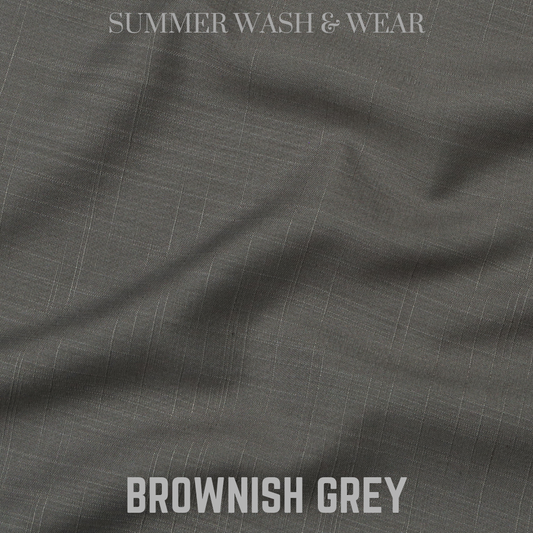 Excellent Wash & Wear - Brownish Grey
