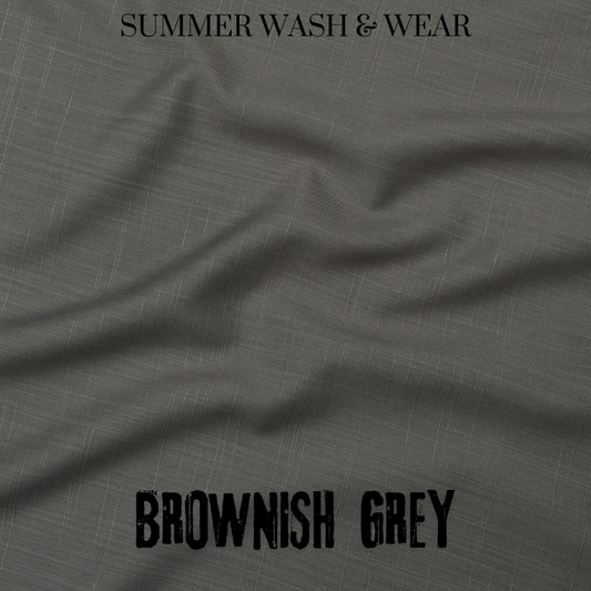 Excellent Wash & Wear - Brownish Grey