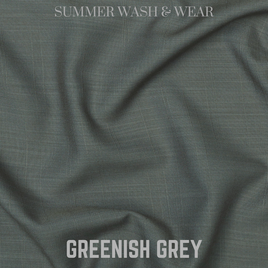 Excellent Wash & Wear - Greenish Grey