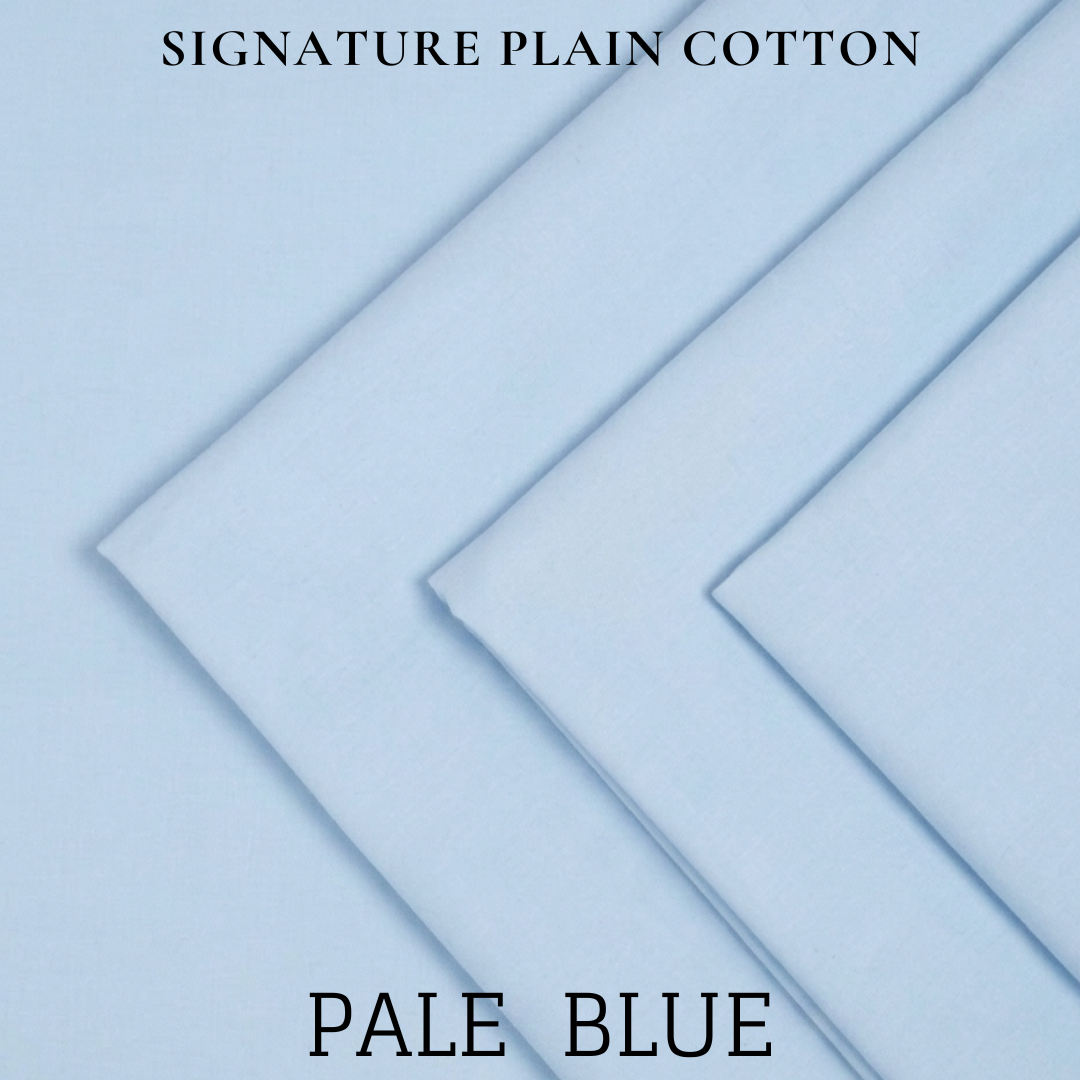 Signature Plain Cotton - Pale Blue