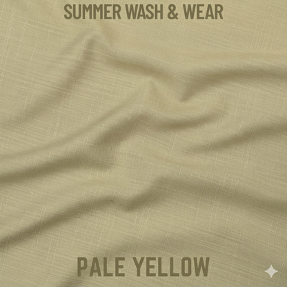 Excellent Wash & Wear - Pale Yellow