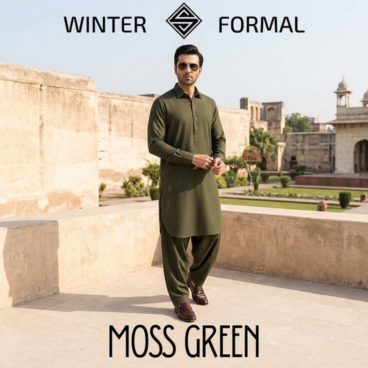 WINTER HANDSOME - MOSS GREEN