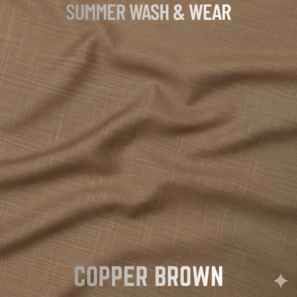 Excellent Wash & Wear - Copper Brown