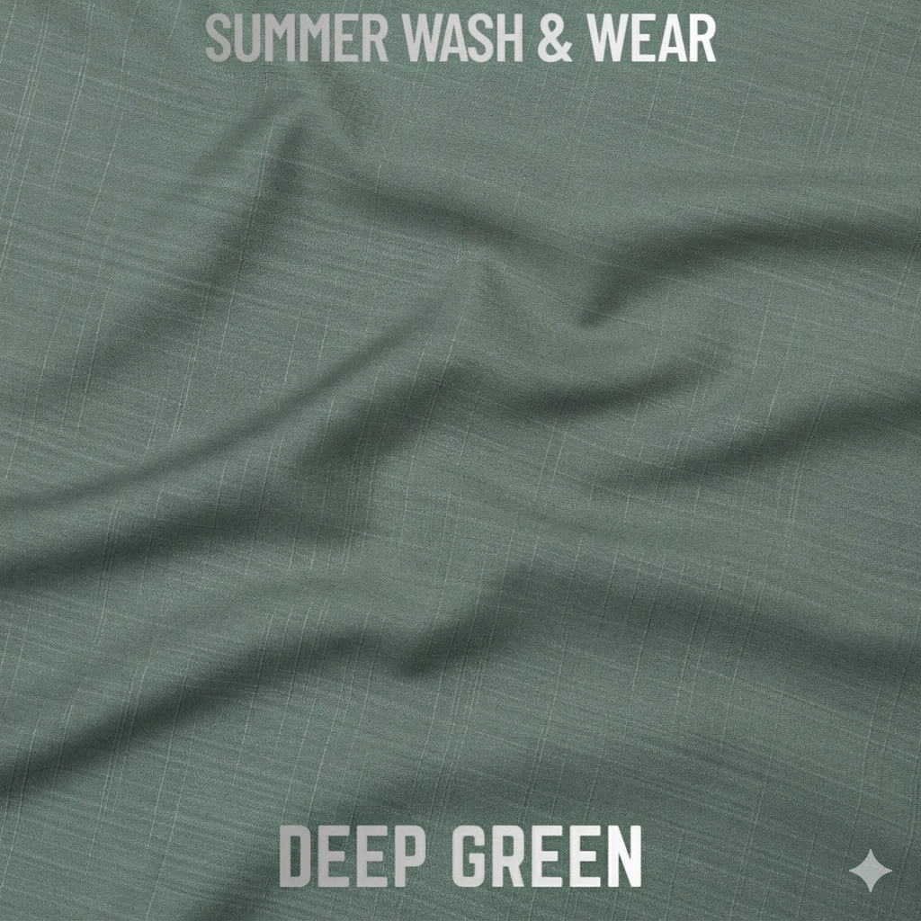 Excellent Wash & Wear - Deep Green