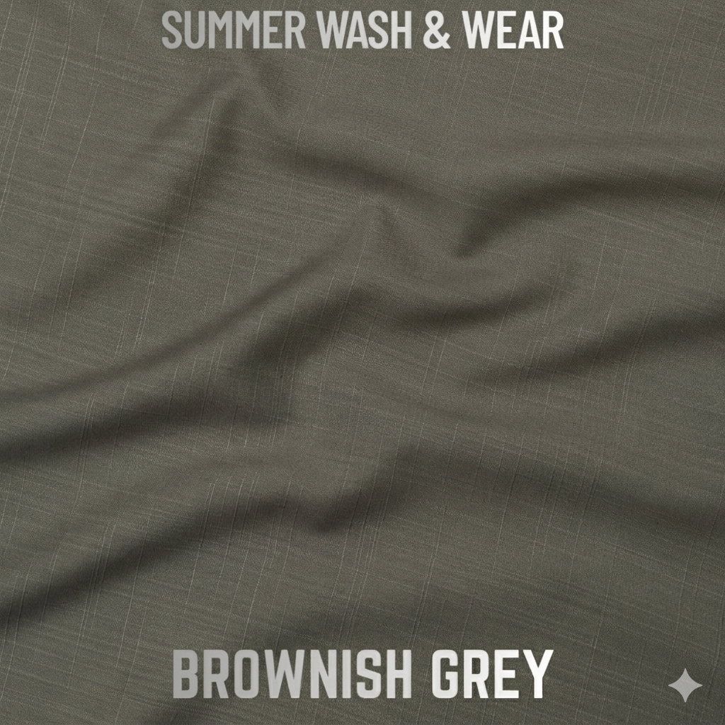 Excellent Wash & Wear - Brownish Grey
