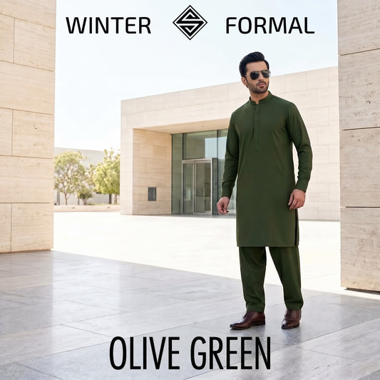 WINTER HANDSOME - OLIVE GREEN